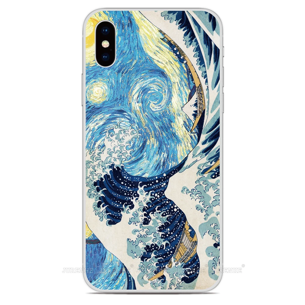 Силиконовый чехол-бампер Kanagawa с принтом, мягкий ТПУ чехол для телефона, для Google Pixel 2, 3, 4, 3A, XL, 2XL, 3XL, Lite, 4XL, резиновые чехлы
