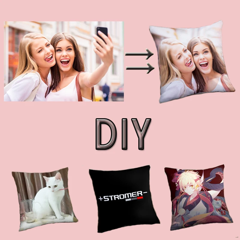 Сделай Сам фото на заказ Печать Подушка одна сторона фотографии белая