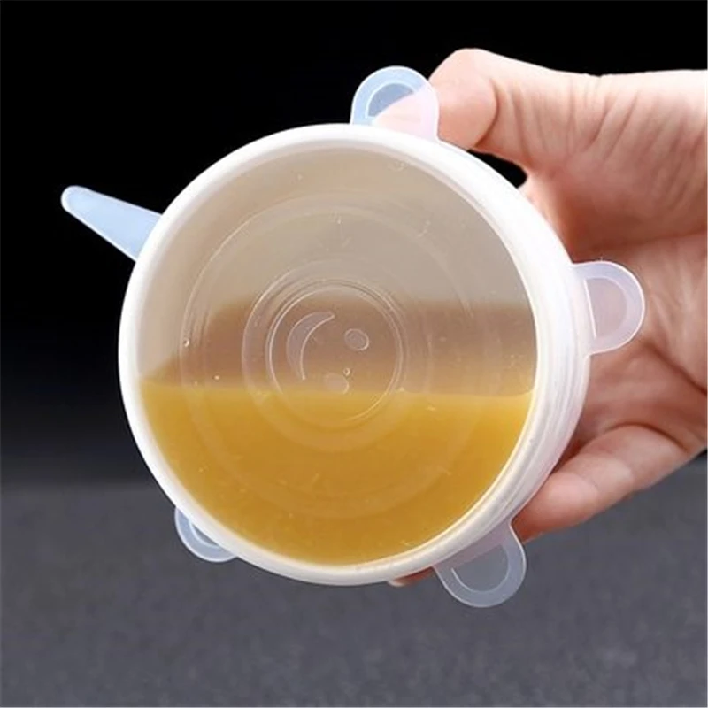 Силиконовые крышки для пищевых продуктов кухонная посуда чаша сохранения