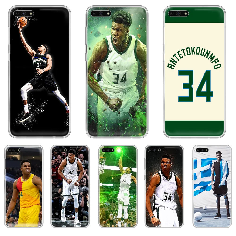 Чехол для телефона с изображением баскетбольного оленя алфавита HUAWEI honor mate 8 9 10 20