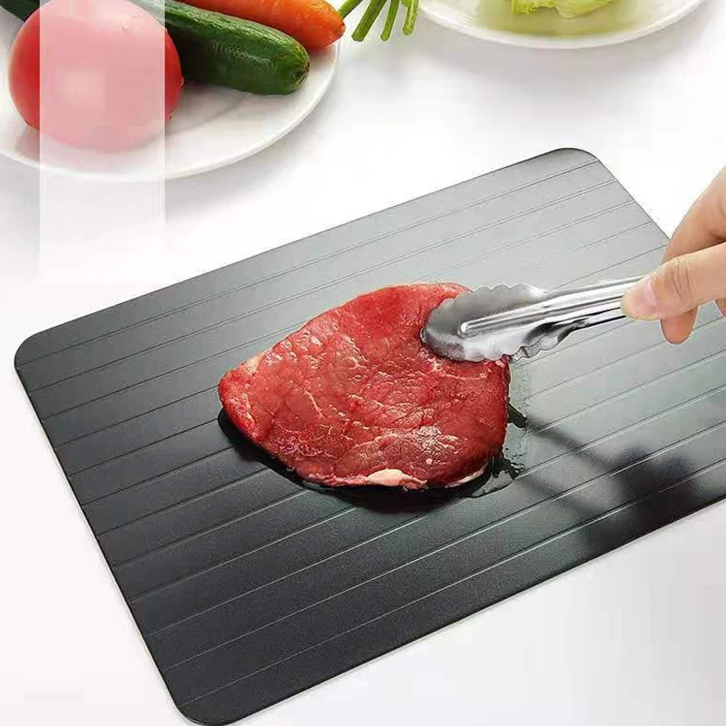 

1Pc Fast Defrosting Tray for Frozen Food Thawing Plate Board Meat Fish Sea Food Quick Defrosting Plate Board Tray Kitchen Tool