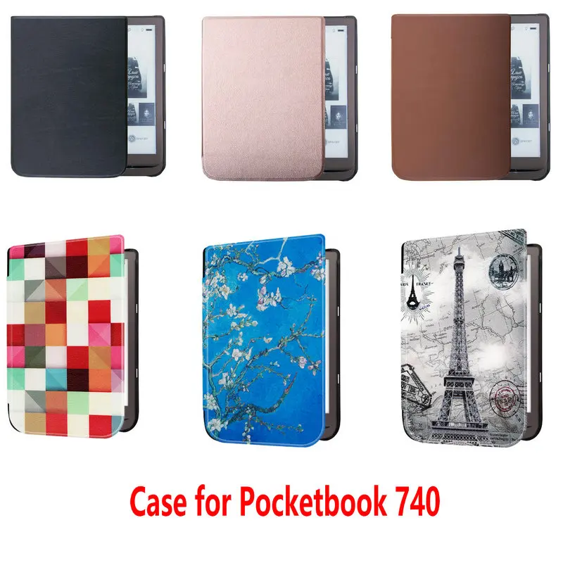 Case cover for PocketBook 740 Pro 3 Cover for 7.8 inch Pocketbook 740 Inkpad 3 Funda for Pocketbook inkpad 3 PB740 Sleep Capa