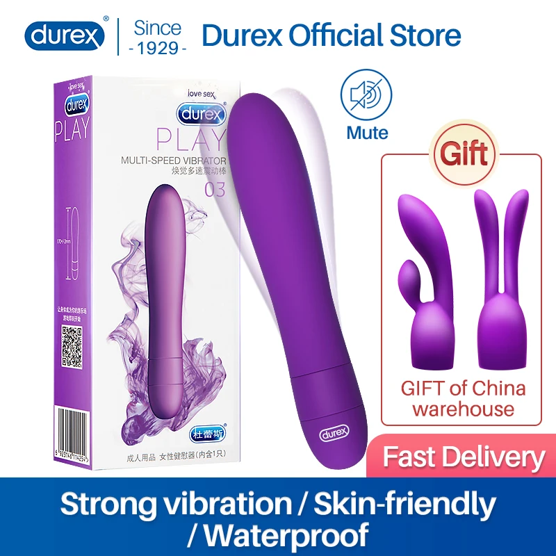 Durex Play многоскоростной вибратор для женщин точка G Клитор секс игрушки Вагина