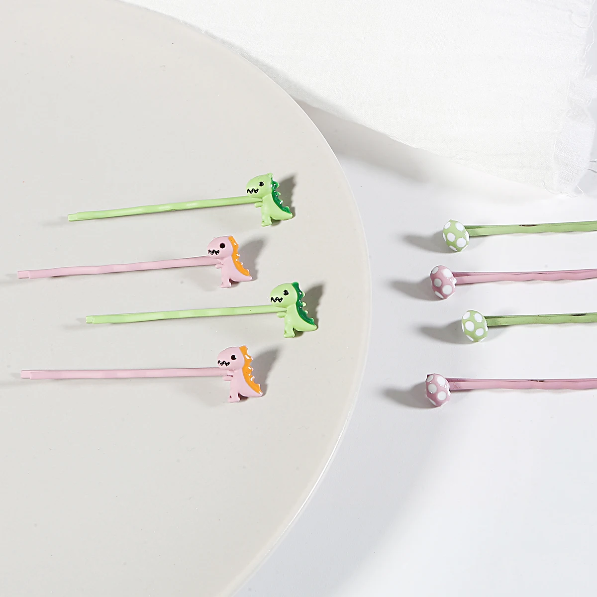 Заколка для волос с динозавром 1 шт. детская заколка геометрическим узором