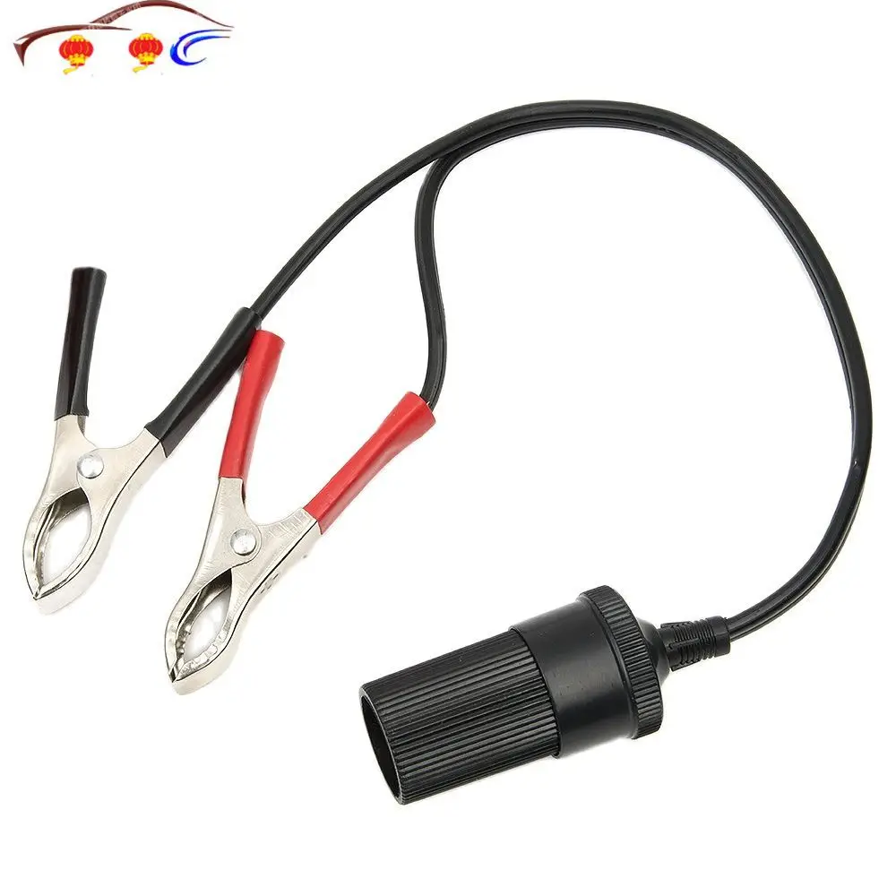 Розетка для автомобильного прикуривателя 12 V Портативный адаптер питания крокодиловая клипса Авто прикуриватель Socketrant 12 V cigare-сигара