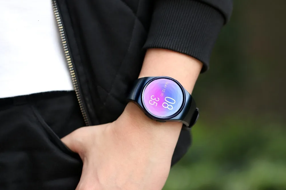 Kw18 Смарт-часы для мужчин с поддержкой sim-карты TF Bluetooth для звонков, сердечного ритма, шагомер, спортивные водонепроницаемые Смарт-часы для Android IOS