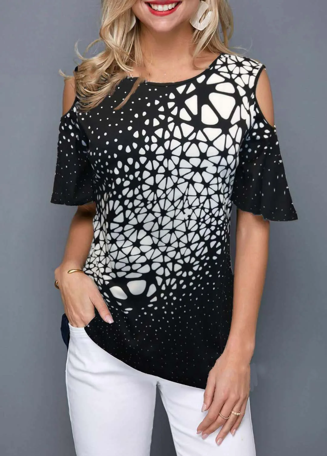 

2021 Summer Plus size Sexy Off Shoulder oversized Ladies Tshirt print Loose Streetwear Female Shirts Women tops clothing