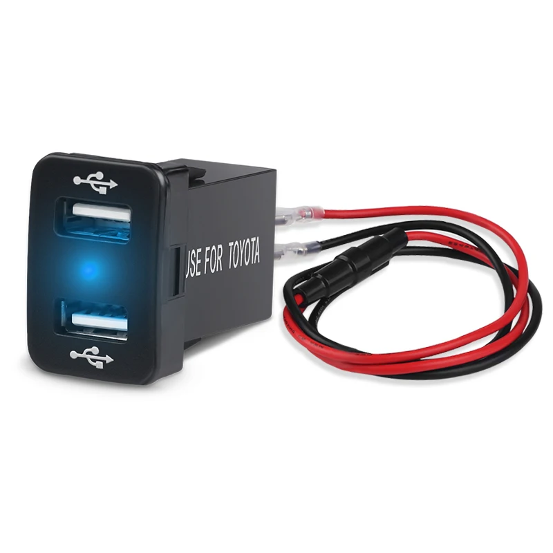 Автомобильное зарядное устройство с светодиодный USB портами 5 В 4 2 А|Кабели