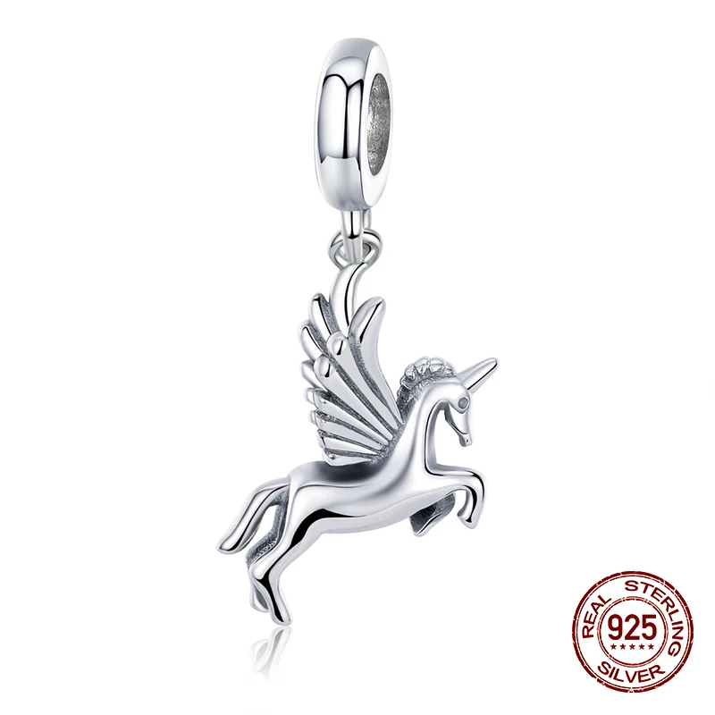 Классическое ожерелье с единорогами подвеска подвески браслет шарм бусы