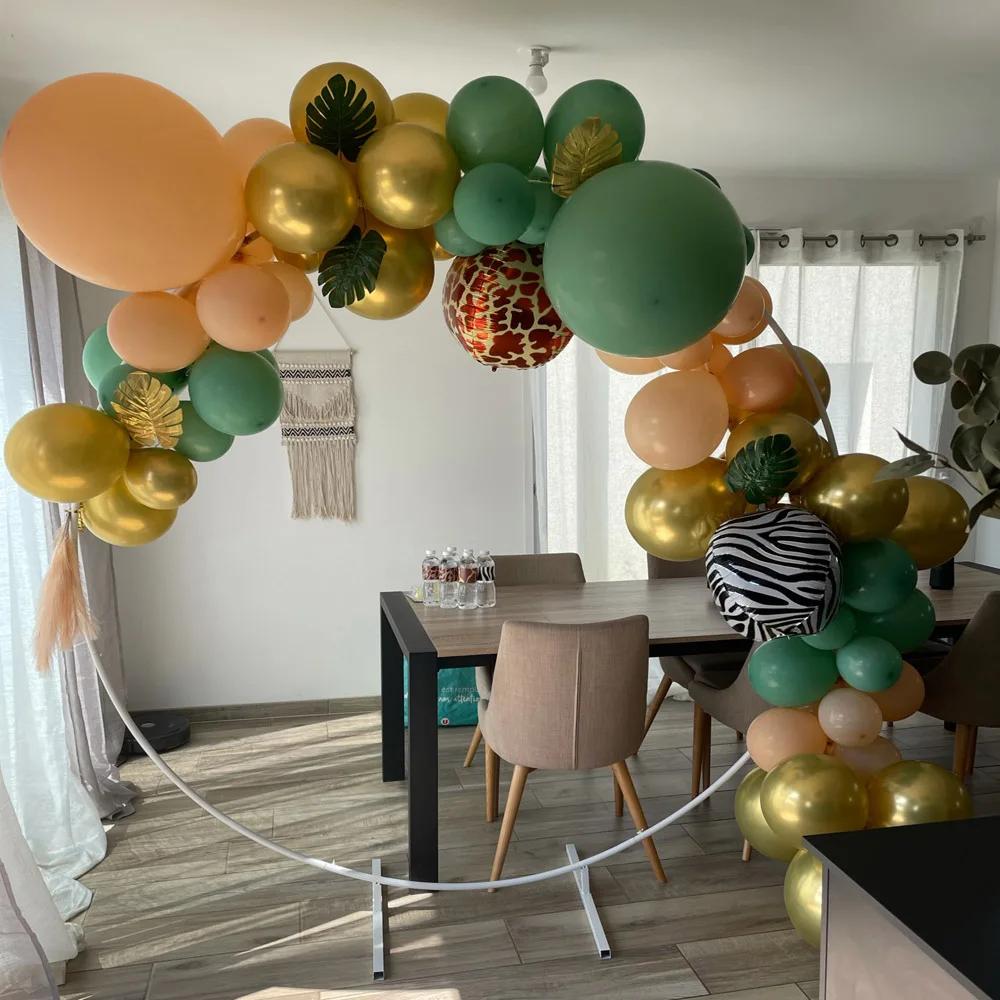 1 комплект Круглых железных украшений для свадьбы фона дня рождения шаров стенд