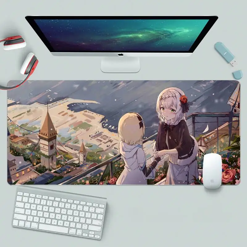 

Genshin Impact Beautiful Anime Mouse Mat XL Large Gamer Keyboard PC Desk Mat Takuo Computer Tablet Mouse mat