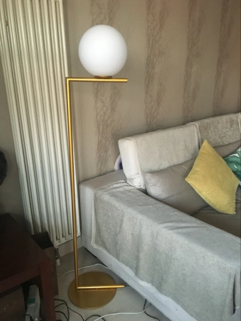 

Creative Simple Floor Lamps Glass Ball Standing Lamp lampara de pie