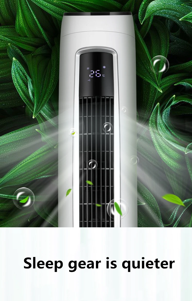 

Air conditioning fan tower fan household refrigerator air cooler single cooling electric fan purifying humidifying tower type