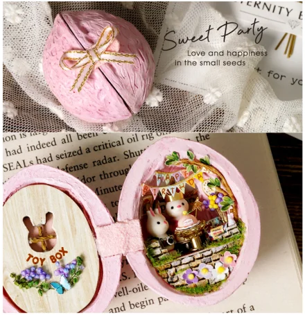 DIY миниатюрная мебель для кукольного дома деревянный Миниатюрный Кукольный дом