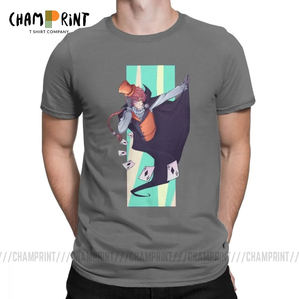 Веселая Мужская футболка с круглым вырезом Bungou изображением бродячих собак