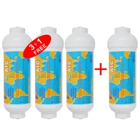 14 port inline post reverse osmosis fridge ice coconut gac water filter 2 od x 6 long 4 pack