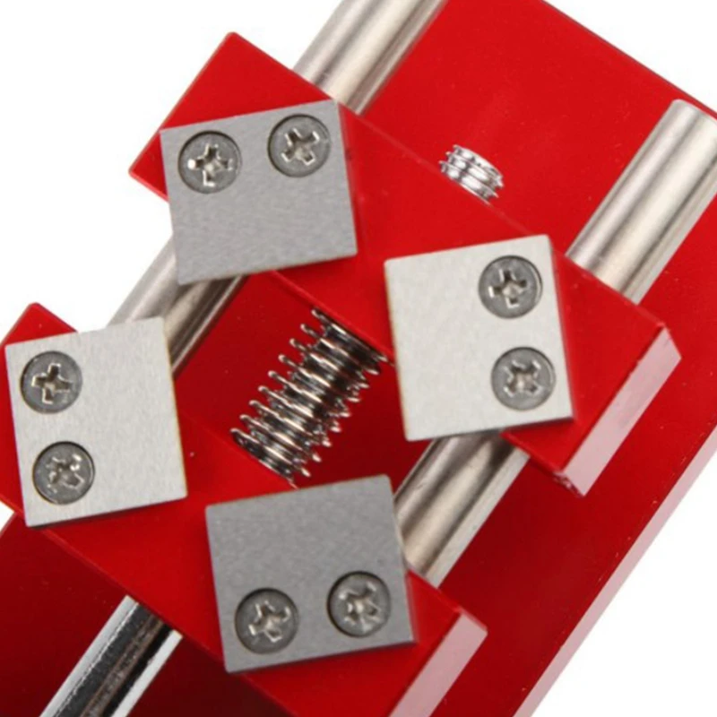 

Red Watch Bezel Opener Removal Tool Workbench Back Case Opener Tool Watch Parts Repair Tool for Watchmaker