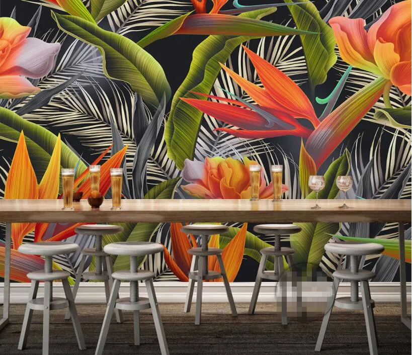 Фотообои CJSIR ручная работа тропический венец Ретро Модный фон обои для стен 3 d