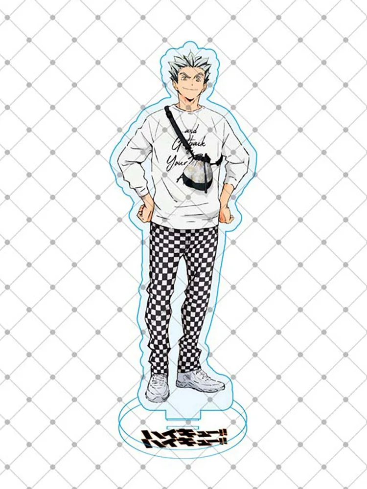 

Cartoon Anime Volleyball Teenager Stand Haikyuu Hinata Acrylic Stand Figure Model Anime Accessories