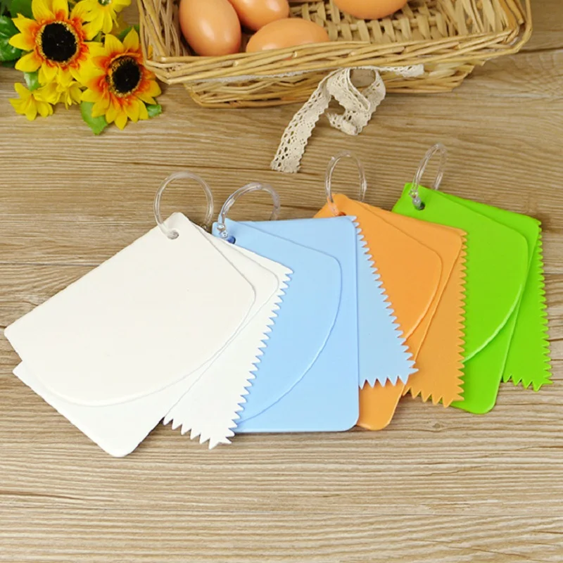 

Kitchen Gadgets 3PCs/Set Scraper Cake Blade Bread Making Spatula Cutters Cake Model Silicone Decoratin Tools Kitchen Accessories
