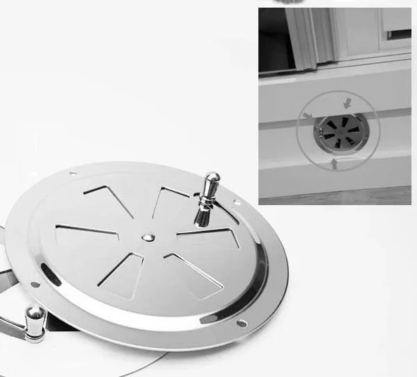 Вентиляционная решетка из нержавеющей стали 316 круглая вентиляционная для лодок