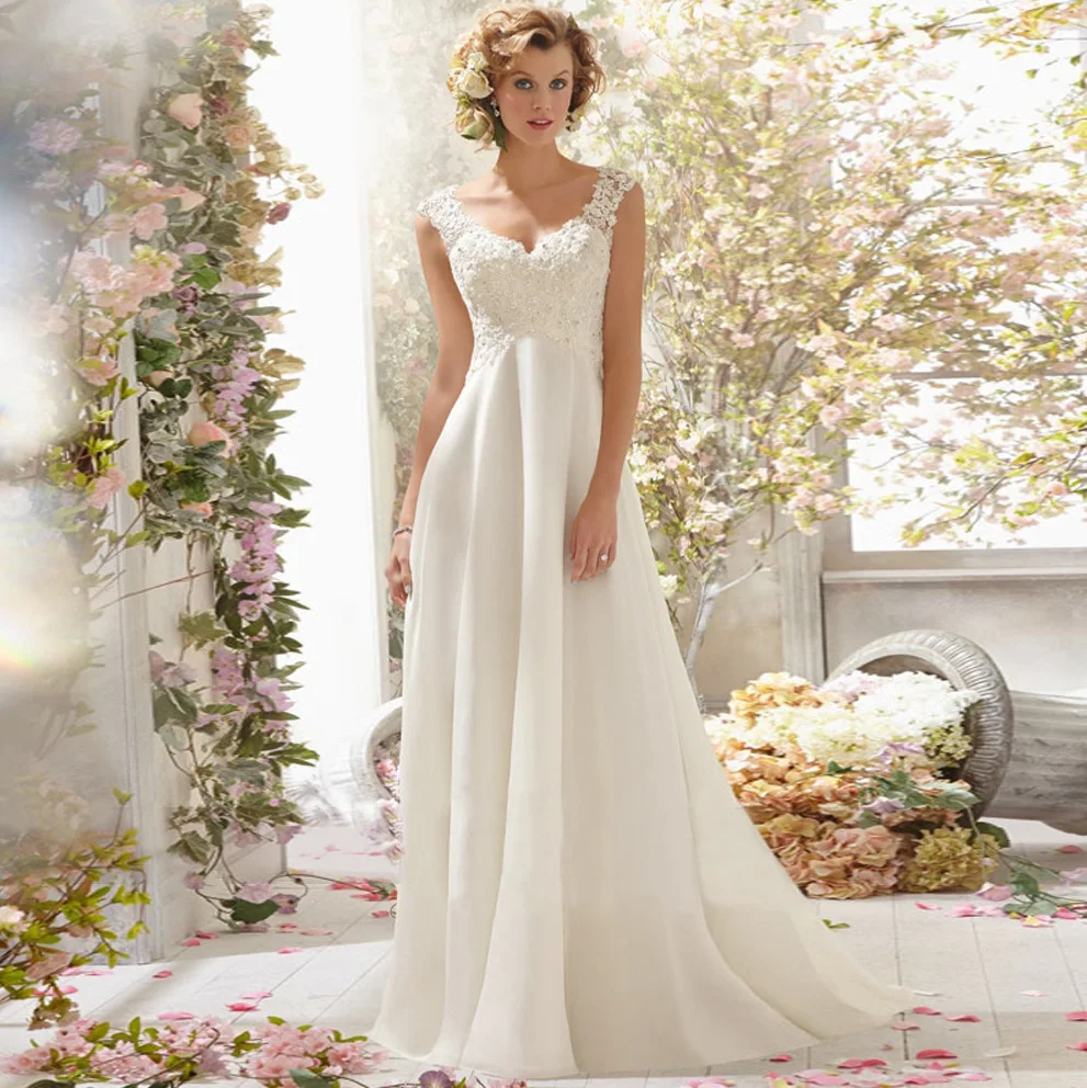 

Sexy White Evening Party Gown Ladies Elegant Formal Lace V-Neck Backless Dress Bride Cheongsam Robe De Soiree