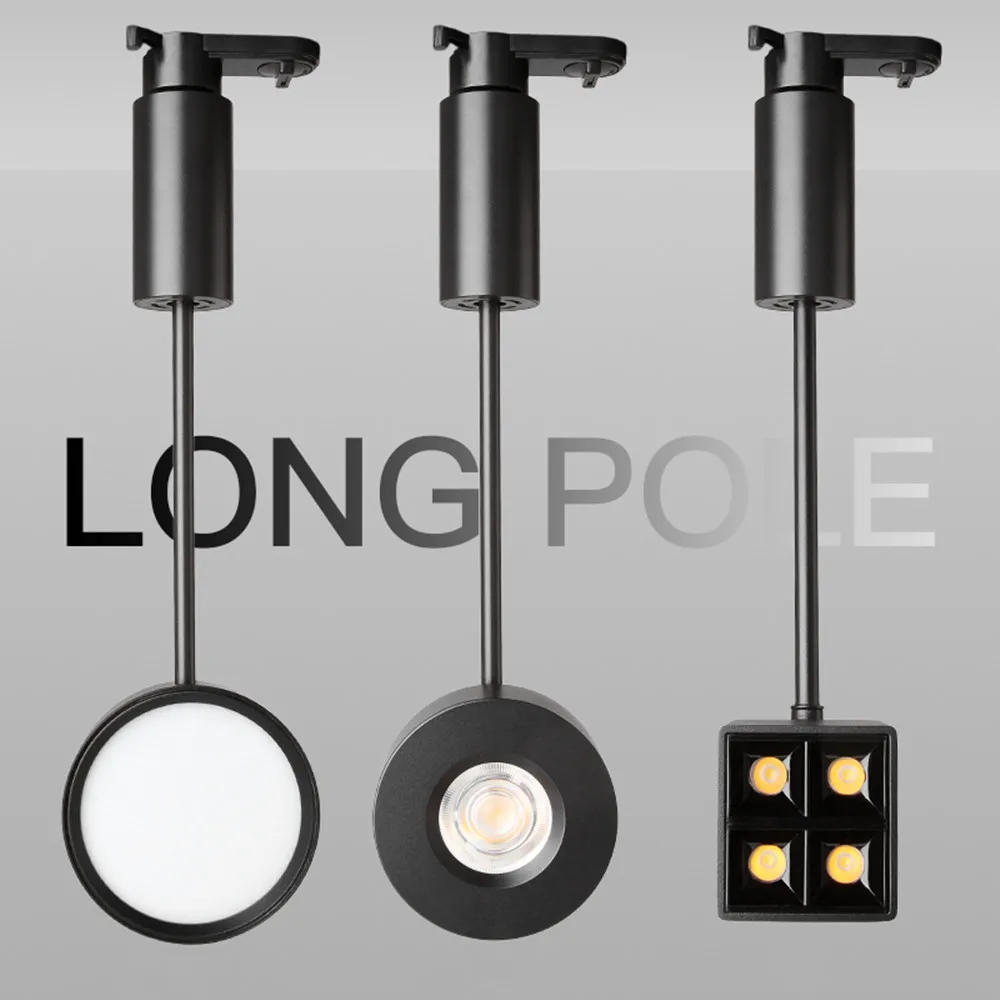 Современный светодиодный Трековый светильник в скандинавском стиле алюминиевая