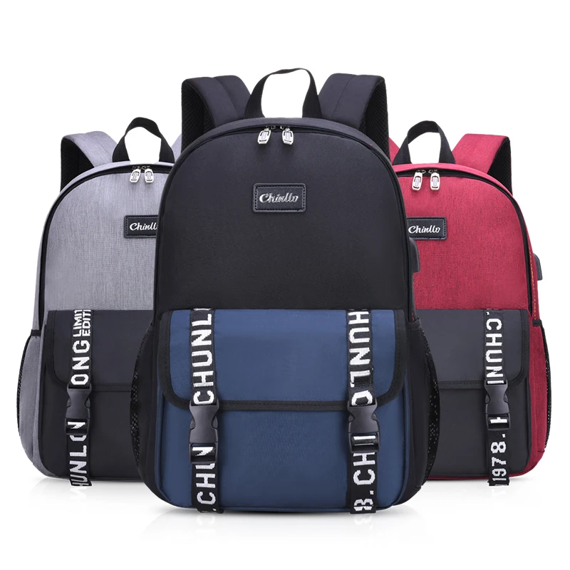 Школьный рюкзак с USB, вместительные школьные ранцы для девочек-подростков, Детские нейлоновые школьные ранцы для мальчиков, школьные рюкзак...