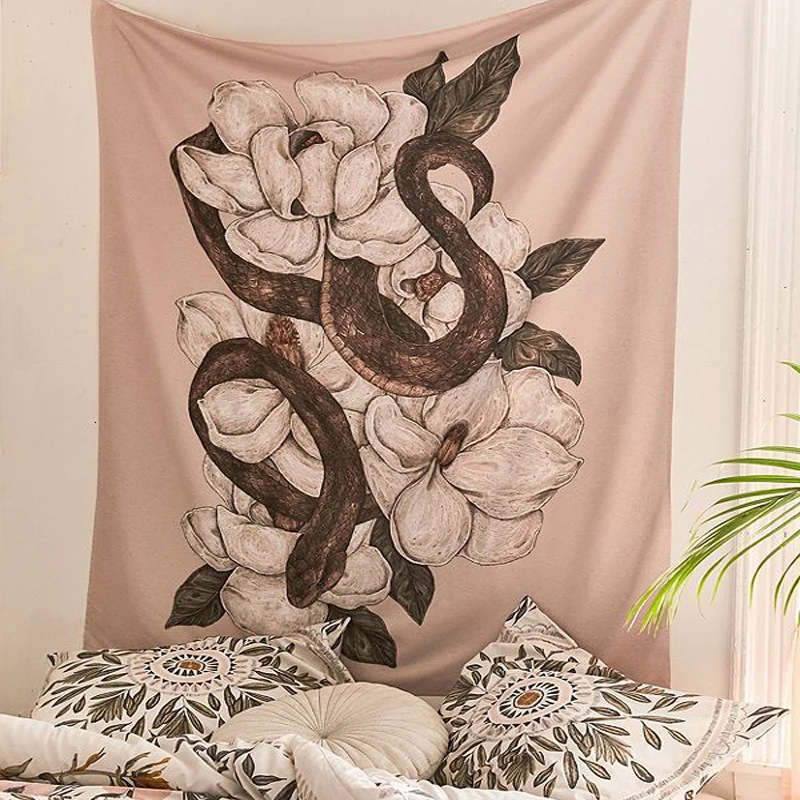 Индийский гобелен с мандалой ретро гобелены цветами нации настенные в стиле