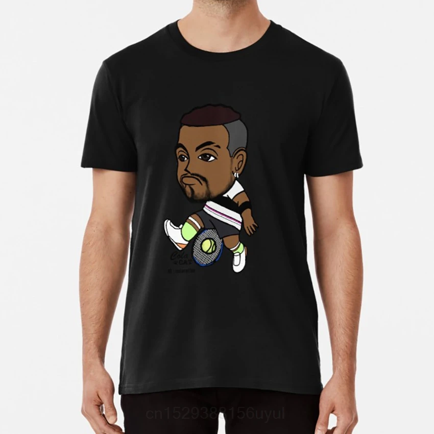 Nick Kyrgios теннисная футболка АТР теннис pro aussie звезда Ник kyrgios смешной