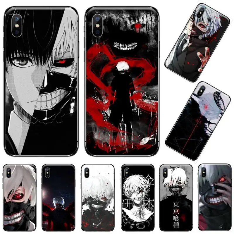 Аниме Комикс Токийский Гуль черный ТПУ мягкий чехол для телефона iphone 5 5s 5c se 6 6s 7 8