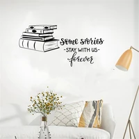 books shop quote library reading room decor art home decor wall sticker vinyl interior decoration house bedroom decals3759