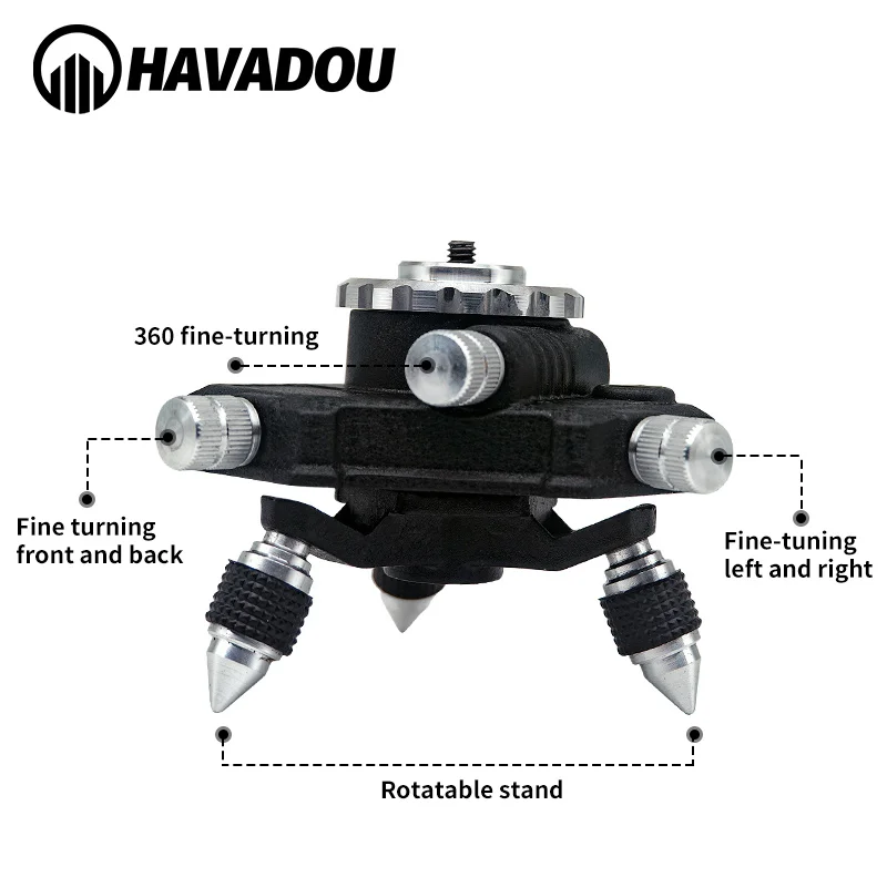 

HAVADOU 12 Line Laser Level Bracket Tripod Self leveling Adjustable Self leveling