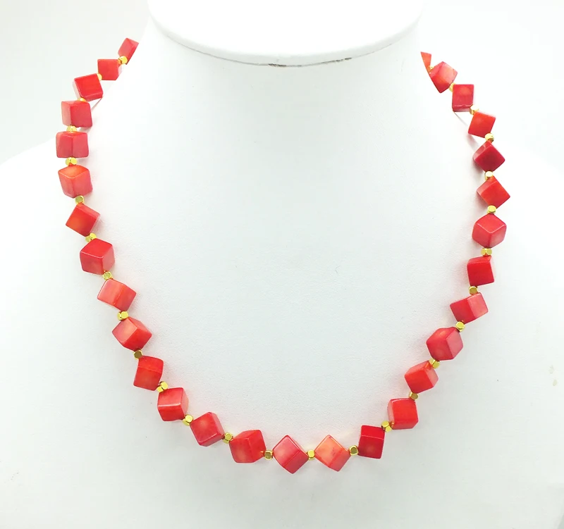 Акция! Ожерелье с красным кораллом 18 дюймов|Колье| |