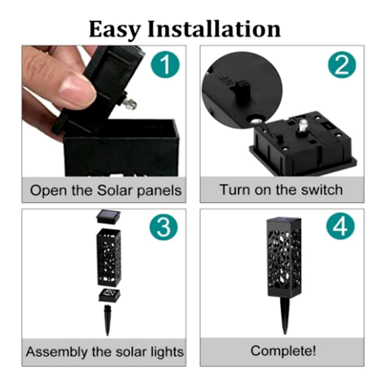 

Led Solar Light For Garden Decoration Lawn Lamp Outdoor Home Pathway Bulb Light Sensor Waterproof Solar Street Lamp Solar Lights