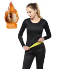 Новое Женское термобелье, топы, Неопреновая рубашка, термошейперы, зимняя одежда, теплая футболка, зимнее нижнее белье