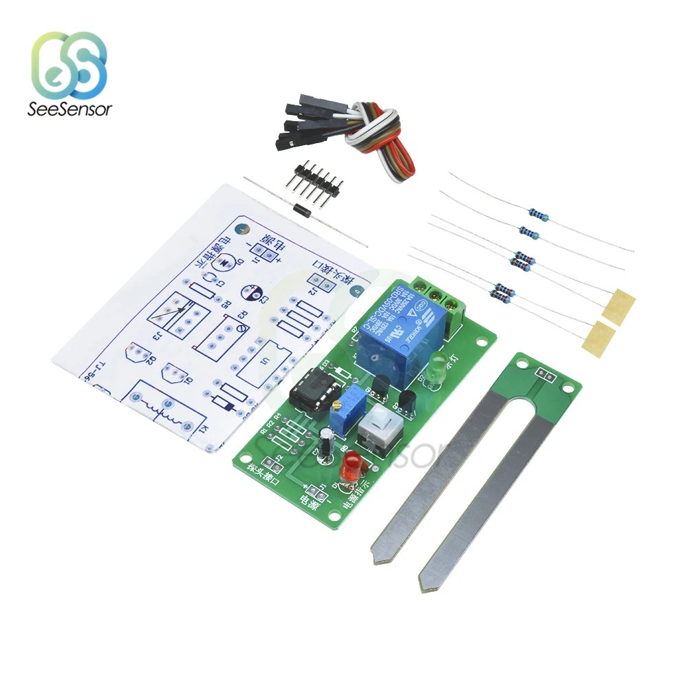 Релейный модуль контроля влажности почвы 5 в постоянного тока автоматический