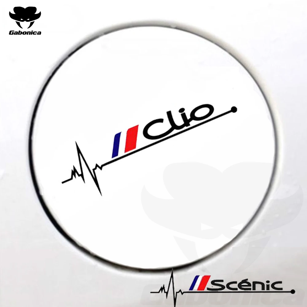 1 шт. Автомобильная масляная наклейка на бак для Renault Clio ZOE duster Megane Logan KADJAR Scenic Sandero