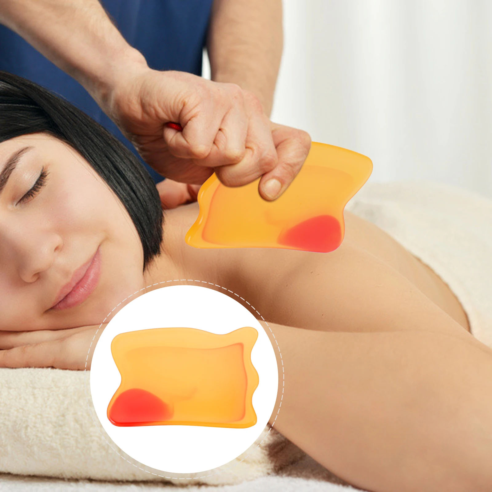 

5pcs Scraping Plates Smooth Portable Durable Leg Back Scraping Board Massage Board