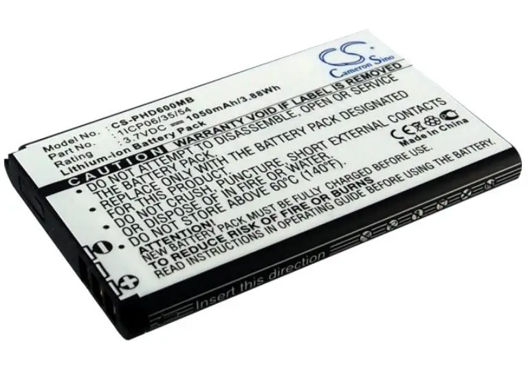 Фото Аккумулятор Cameron Sino 1050 мАч для обнаружения зрения 4000, Oricom SC910,Secure 910, Topcom Babyviewer 4500, с Ings WBP01 №2