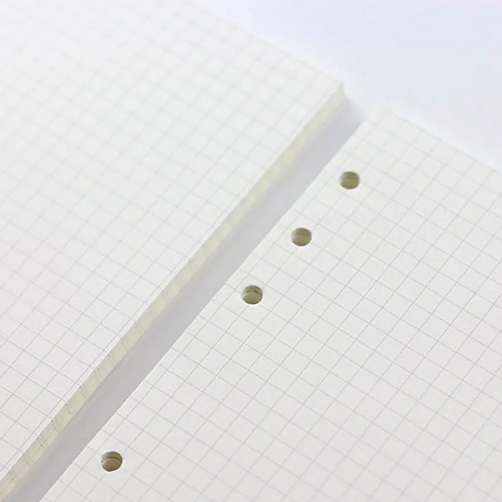 

Classic 6 holes binder notebook inner paper core/refilling inner papers:line,grid,dots,list,daily weekly monthly planner A5 A6