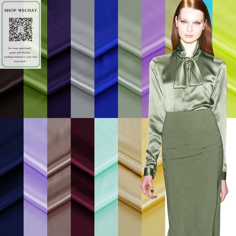 50 см * 114 см/шт шелковая ткань Cheongsam Hanfu для постельных принадлежностей сплошной
