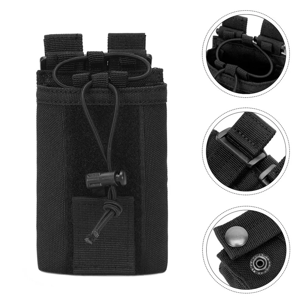 

2 PCS Radio Holder Nylon Molle Walkie Talkie Pouch Case for Belt Outdoor