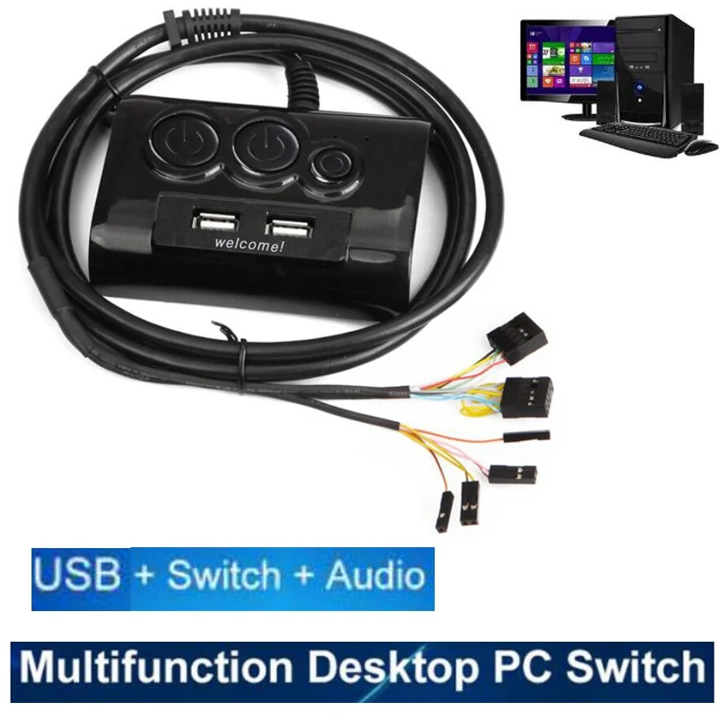 Кабель питания удлинитель с переключателем для настольного компьютера длина 1 5 м