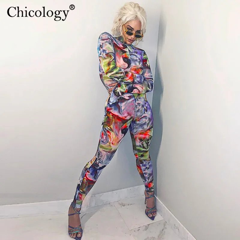 Chicology краситель для галстука принтом принт спортивный комбинезон с длинным