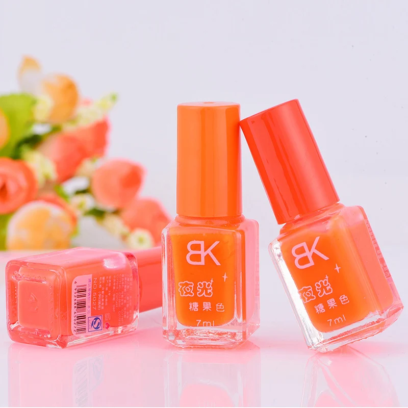 Симпатичный яркий цвет флуоресцентный ноготь лак неоновый светящаяся краска для