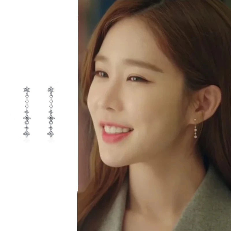 Серьги YOO IN NA Line для женщин и девушек в Корейском стиле|Серьги-подвески| |