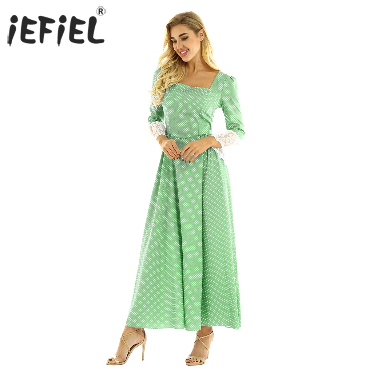 IEFiEL женские элегантные вечерние платья Женский костюм с расклешенными