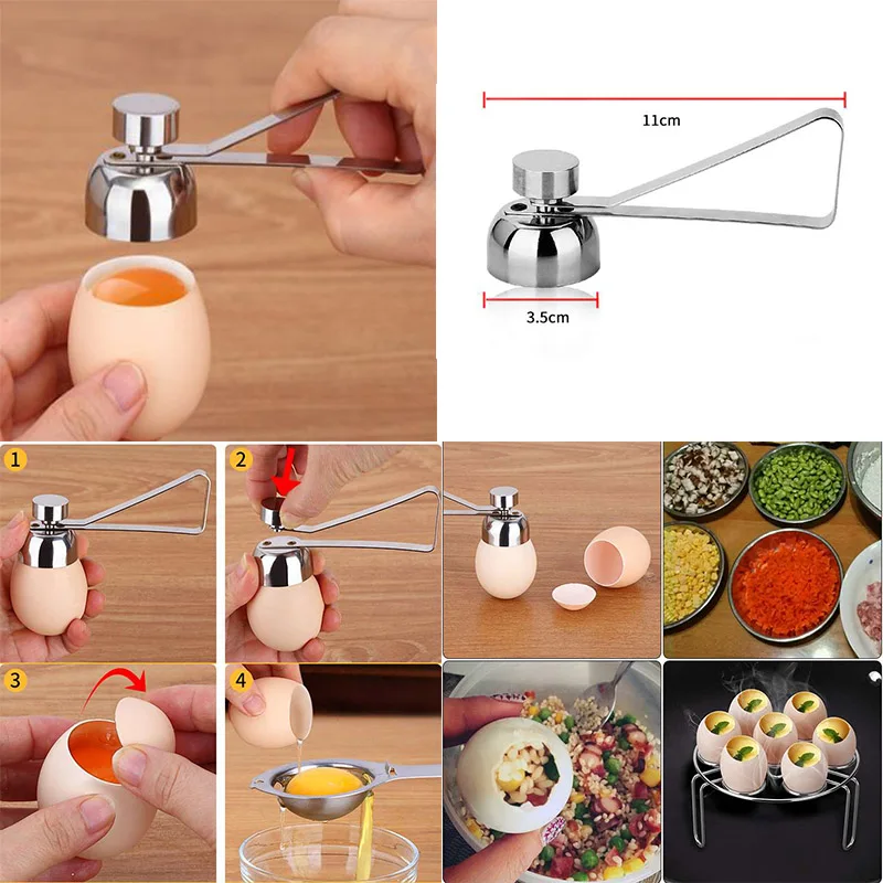 Egg Scissors Нержавеющая сталь 5 видов стилей жареное яйцо блинов формочка омлет форма для жарки яиц инструменты для приготовления пищи Кухонные аксессуары гаджет кольца - Цвет: Egg Scissors