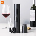 Электрический штопор Xiaomi, комплект из штопор для красного вина с вакуумной пробкой, аэратор, насадка для вина, катетер, Электрический Дозатор для вина